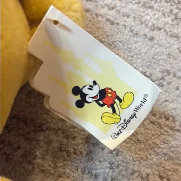 Disney Yellow and Gray Stuffed Winnie the Pooh Plush Golfer Pooh - Picture 2 of 6